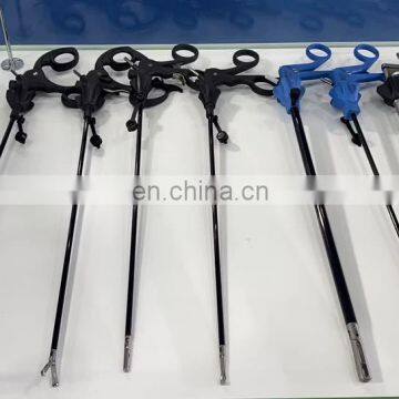 Laparoscopic straight needle holder forceps laparoscopy endoscopic instruments