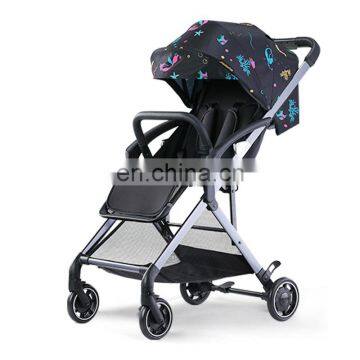 Lightweight foldable pushchair high landscape pram baby stroller