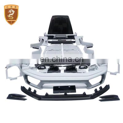 CF Mix FRP Material Rear Front Bumper Lip Grille Rear Spoiler Engine Hood Body Kit For Mercedes Bens W464 Facelift To MSY