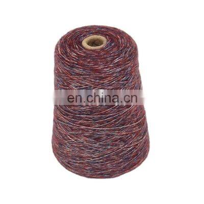 Fancy  most Popular Blended Camel Wool Nylon Spray Yarn For Knitting