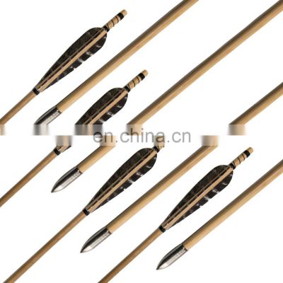 12pcs carbon crossbow arrow earrings bamboo arrows and wood arrow ID6.2mm spine  length31'' Straightness0.001
