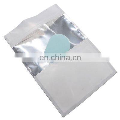 zipper bag 5 by 8 inches clear poly plastic cosmetic sample packaging