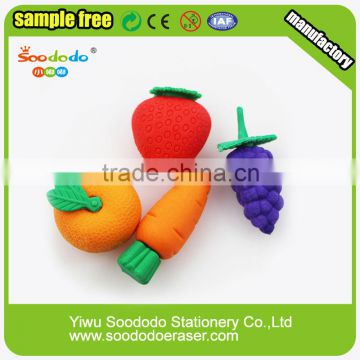 Eraser School Mini Fruit and Vegetable Erasers