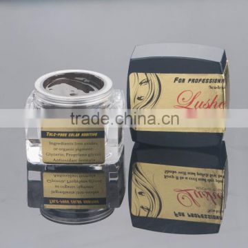 Lushcolor permanent makeup eyebrows tattoo paste pigment