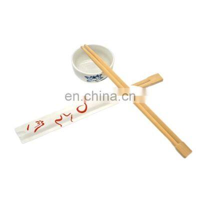 Hot Sale Disposable Bamboo Korean Chopsticks with Customized Open Paper Sleeve