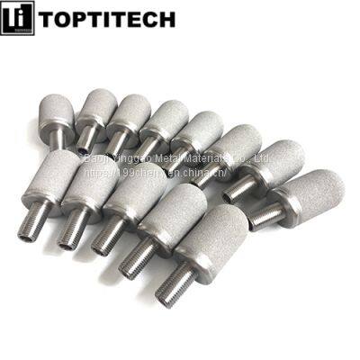Microporous CO2/O2 gas diffusion sintered metal spargers