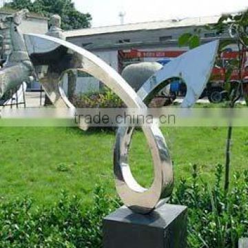 metal stainless steel garden sculpture