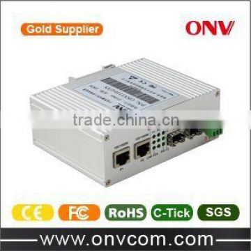 ShenZhen ONV support ODM/OEM Gigabit Single Mode Single Industrial fiber optic to rj45 media converter