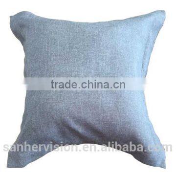 Polyester Solid Linen Cushion Cover
