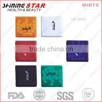 square shape high quality mints for promotion