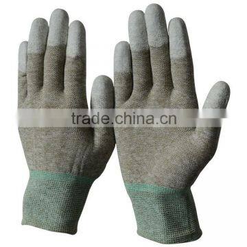 [Gold Supplier] HOT ! Half finger PU Coated nylon Gloves