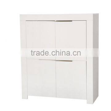 Modern design white wooden kitchen cabinet 2016 for European