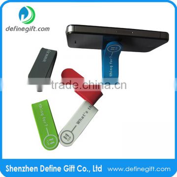 Magnet Silicone Cable Winder With Phone Stand