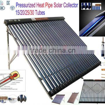 10/15/20/25/30 Vacuum Tubes Pressurized Heat Pipe Solar Collector