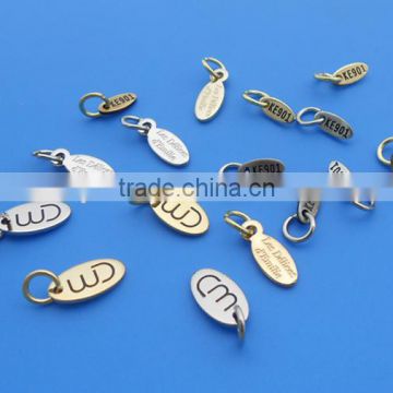 Factory supplier custom wholesale metal jewelry id tags