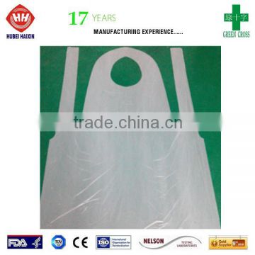 OEM manufacturer disposable plastic aprons in China