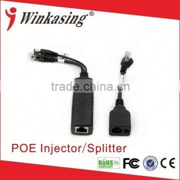 poe injector poe splitter gigabit switch 100m for cctv camera YJS-POE100M