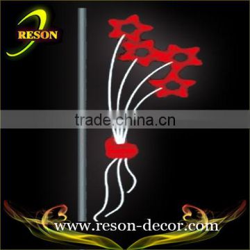 H:200cm wholesale China led decorative spring flower lights for christmas decoration