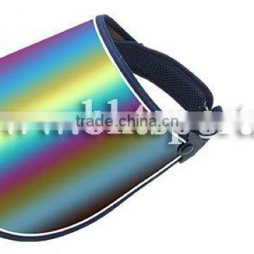 UV-resistance plastic visor uv sun cap