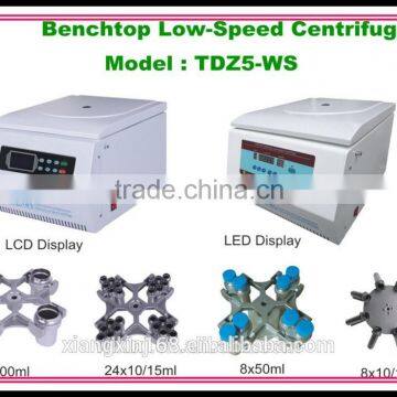 BENCHTOP LOW-SPEED MULTIPLE-PIPE AUTOMATIC BALANCING CENTRIFUGE TDZ5-WS