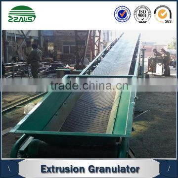 China manufacture large capacity inclined PVC conveyor belt machine