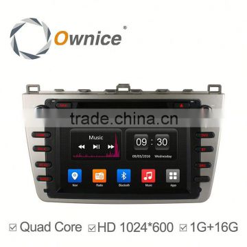 Ownice C300 Quad Core Android 4.4 car radio gps navigation dvd for MAZDA 6 with bluetooth