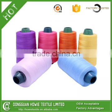 Howie Textile perfect yarn, high qulity, low price, real china Sewing thread Core spun Polyester Cotton 40S/2
