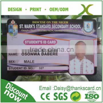 Free Design~~~!!! student Id card/school ID card with photo printing/ Photo printing ID cards