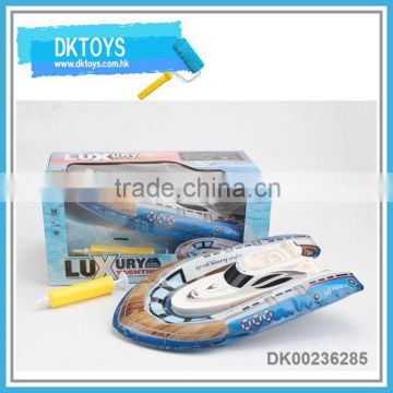 Battety operated inflatable boat