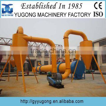 China manufacturer high efficiency sawdust rotary drum dryer with CE certificated