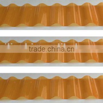 high quality polycarbonate trapezoidal wave sheet