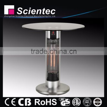 Remote Control Electric Outdoor Heating Table 1600W IP55,CE.GS Approved