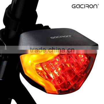 2015 hot sale 2 mode usb rechargeable bike light bicycle tail light