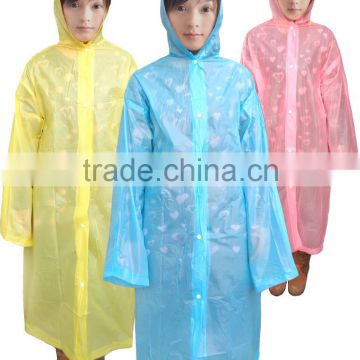 disposable rain coat/emergency rain coat/cheap clear raincoat