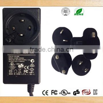 Factory price !!! 12V3A Switch Power Adapter with EU plug