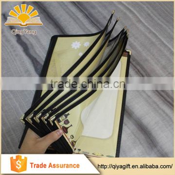 Hot Sale Top Quality Best Price Cheap Promote Restaurant Menu Cover