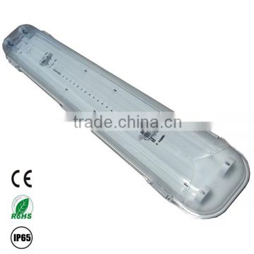 High quality 2*18w waterproof lighting fixture for T8 fluorescent light tube