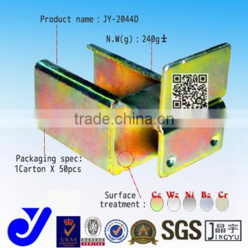 Zinc metal joint with stop for goods shelf JY-2044D