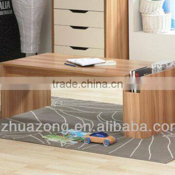 Japanese Style MDF Coffee Table With Storage Notch