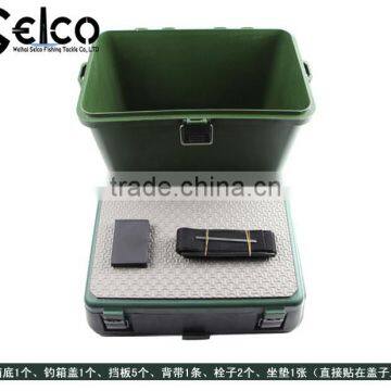 wholesale folding fishing seats box plastic storage seat box storage seat box fishing accessories