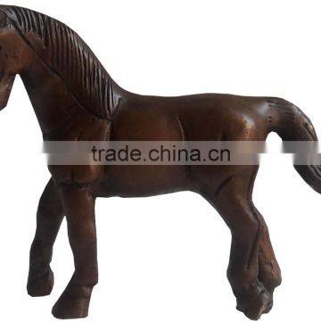 brass horlse sculpture for online sale and export