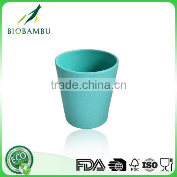 Biodegradable colorful bamboo fiber drinking cup/mug