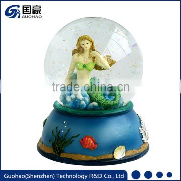 For Sea Park Souvenir Mermaid Water snow globe