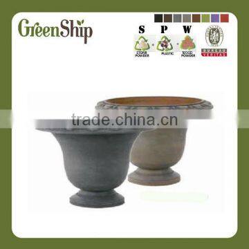 Decorative Garden Clay Pots Wholesale/ 20 years lifetime/ lightweight/ UV protection/ eco-friendly