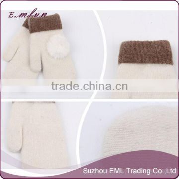 New style ladies hand gloves best selling knitted hand gloves wholesale