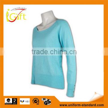 ISO9001/BSCI Manufature slim fit thick classic design sweater
