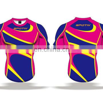 Specialized cooldry customized rugby jersey with sublimation