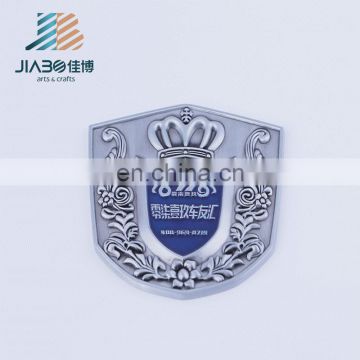 shield shape custom painted soft enamel metal badge