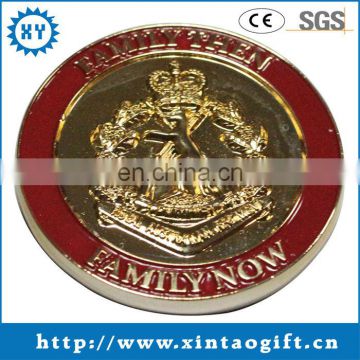 Wholesale promotional custom metal fake coin
