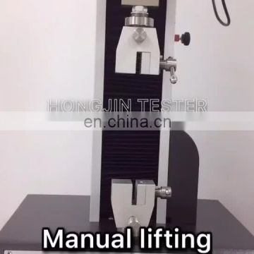Plastic material tensile strength testing instrument